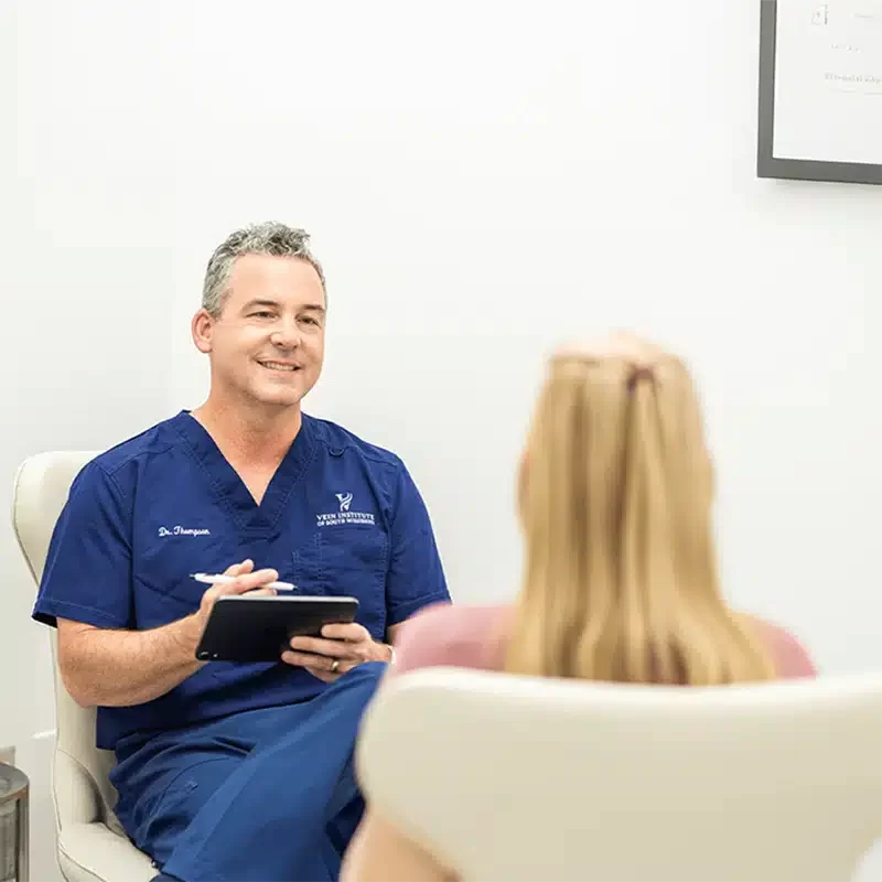 Dr Thompson With Patient